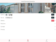 Tablet Screenshot of hoteldiamantecesenatico.com